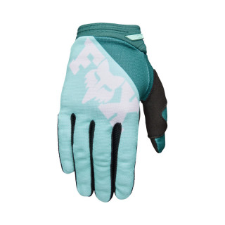RĘKAWICE MOTOCYKLOWE DAMSKIE FOX 180 RAID CRYSTAL BLUE