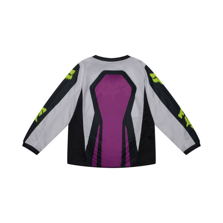 BLUZA MOTOCYKLOWA JUNIOR KIDS FOX 180 RAID PURPLE LAVA