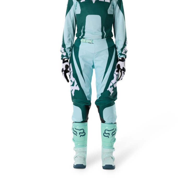 SPODNIE MOTOCYKLOWE DAMSKIE FOX 180 RAID MELON 4