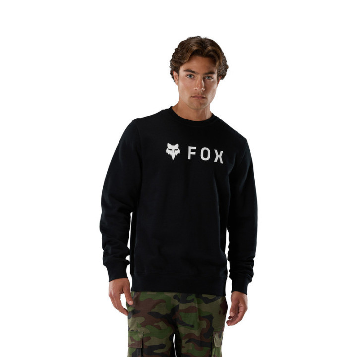 BLUZA FOX ABSOLUTE FLEECE CREW BLACK