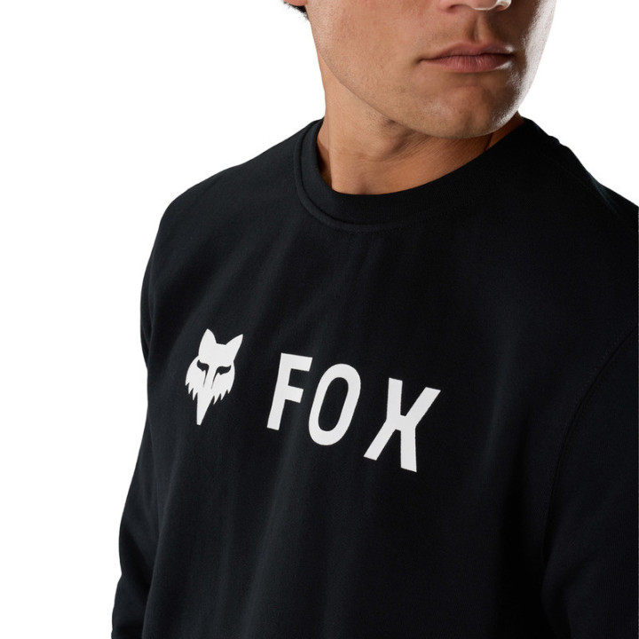 BLUZA FOX ABSOLUTE FLEECE CREW BLACK
