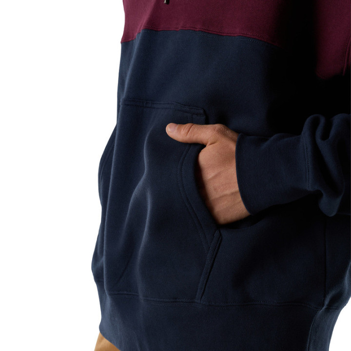 BLUZA Z KAPTUREM FOX ABYSS FLEECE PO DARK MAROON