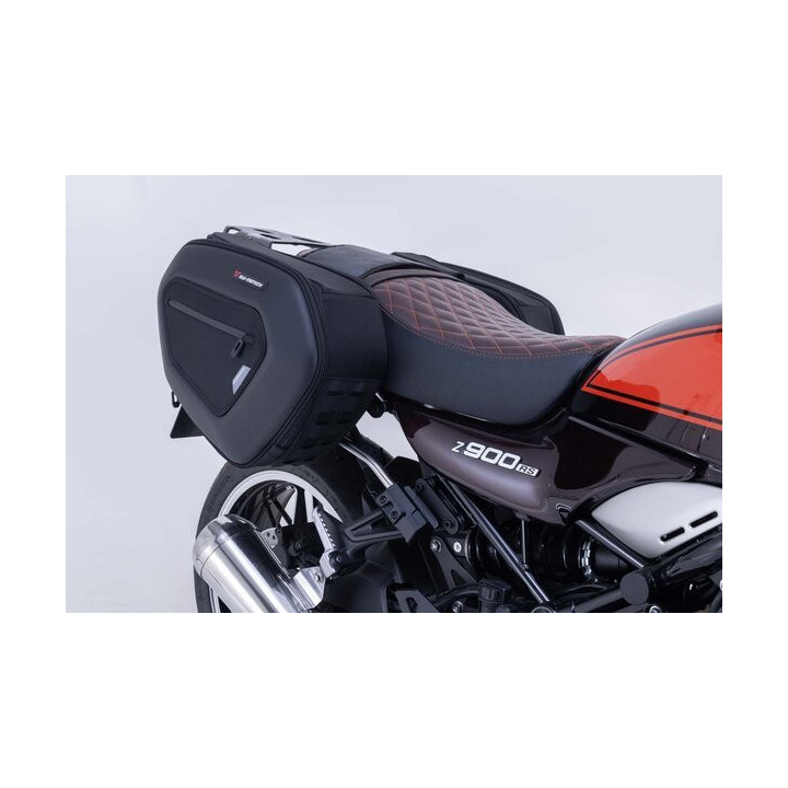 ZESTAW SAKW PRO BLAZE H I STELAŻY SW-MOTECH KAWASAKI Z900RS/CAFE/SE (17-) BLACK