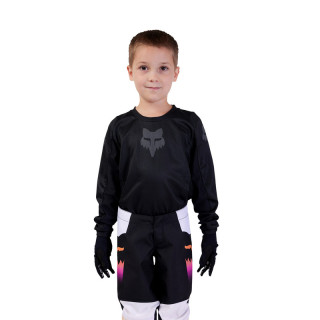 BLUZA MOTOCYKLOWA JUNIOR KIDS FOX BLACKOUT BLACK BLACK