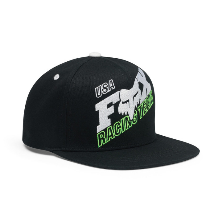CZAPKA Z DASZKIEM JUNIOR FOX COLDPRESS SNAPBACK BLACK YOS