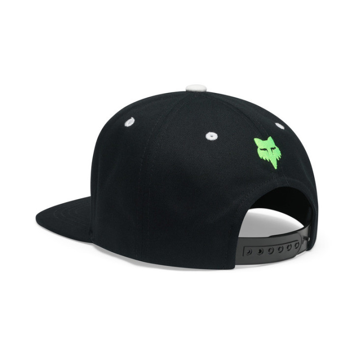 CZAPKA Z DASZKIEM JUNIOR FOX COLDPRESS SNAPBACK BLACK YOS