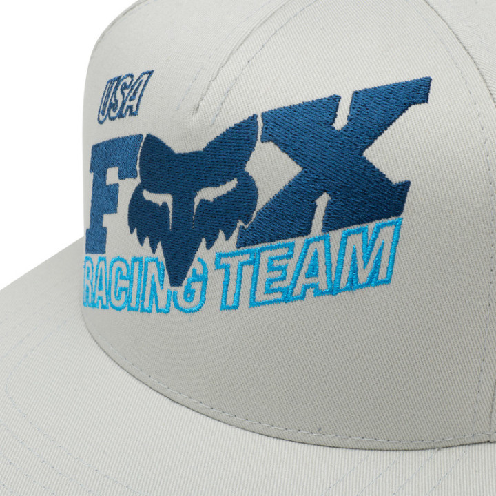 CZAPKA Z DASZKIEM JUNIOR FOX COLDPRESS SNAPBACK LIGHT GREY YOS