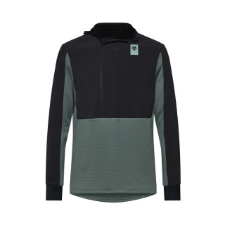 BLUZA ROWEROWA Z KAPTUREM FOX DEFEND THERMAL HOODIE SAGE