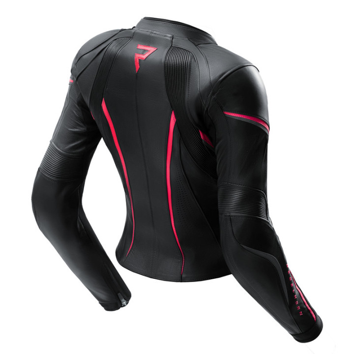 KURTKA MOTOCYKLOWA SKÓRZANA DAMSKA REBELHORN DIVA ST BLACK PINK