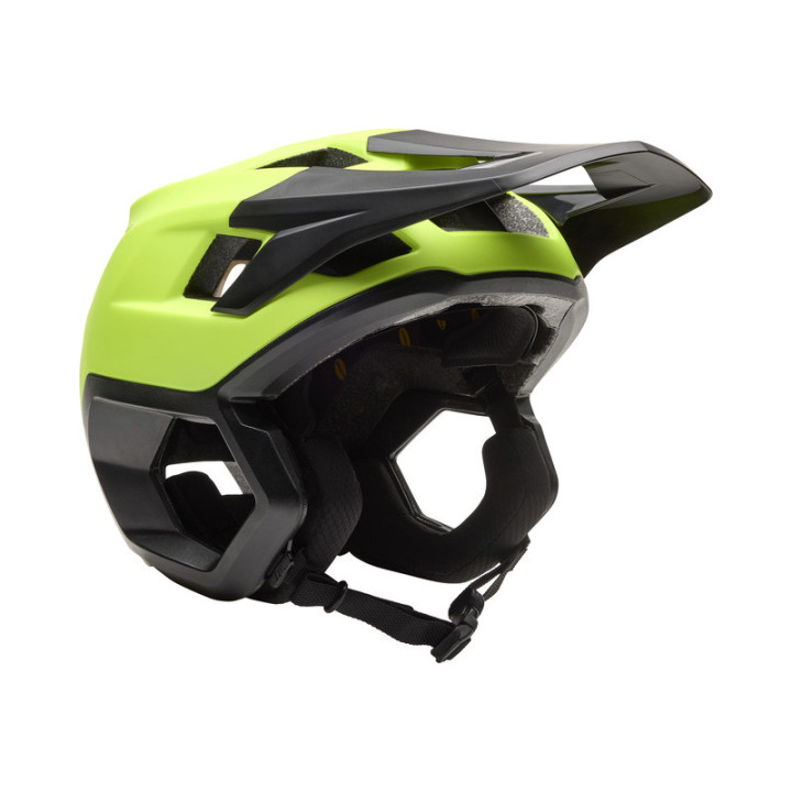 KASK ROWEROWY FOX DROPFRAME FLUO YELLOW