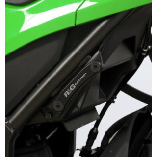 MOCOWANIE WYDECHU + ZAŚLEPKA PODNÓŻKA RG RACING KAWASAKI NINJA 300 / Z250 BLACK