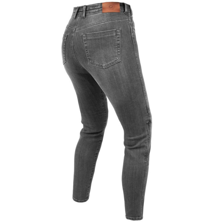 JEANSY MOTOCYKLOWE DAMSKIE REBELHORN CLASSIC 3 SKINNY FIT WASHED GREY