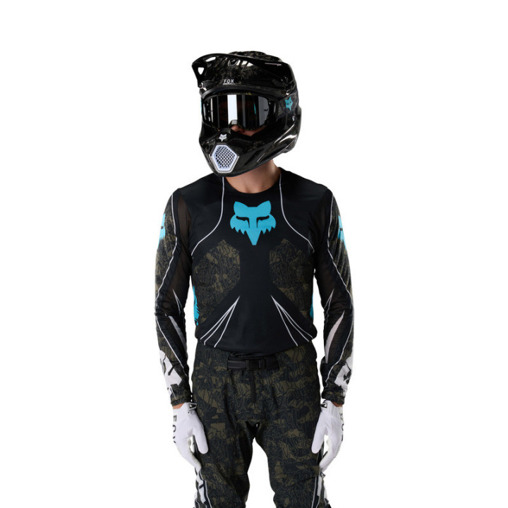 BLUZA MOTOCYKLOWA FOX FLEXAIR APEX BLACK