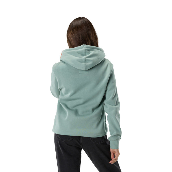 BLUZA Z KAPTUREM DAMSKA FOX HEAD FLEECE PO ARCTIC BLUE