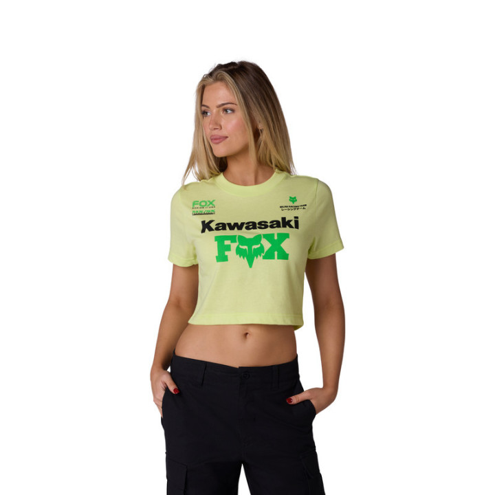 T-SHIRT DAMSKI FOX KAWASAKI BABY TEE LEMON XS