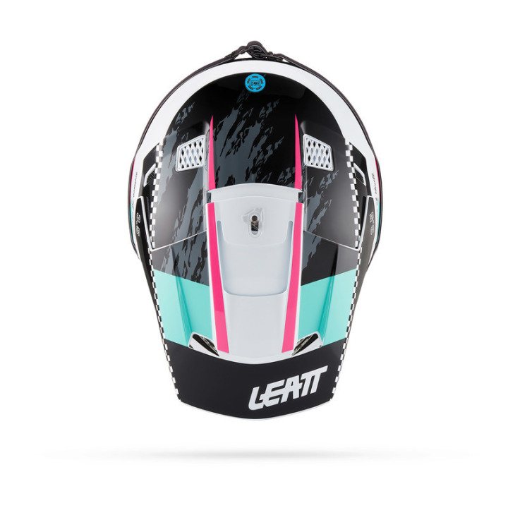 KASK MOTOCYKLOWY Z GOGLAMI LEATT KIT MOTO 3.5 PINK