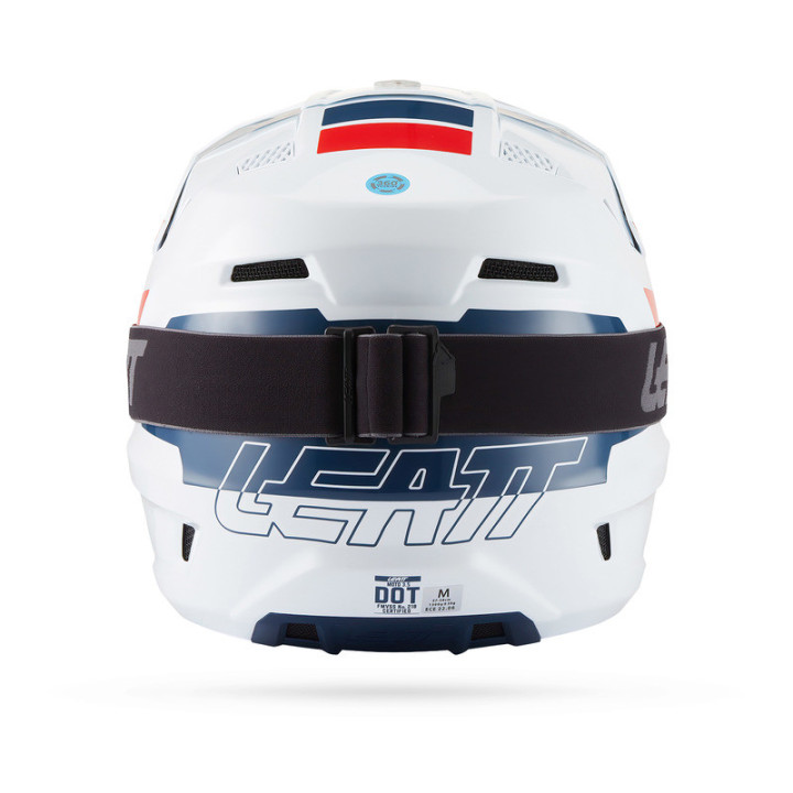 KASK MOTOCYKLOWY Z GOGLAMI LEATT KIT MOTO 3.5 WHITE