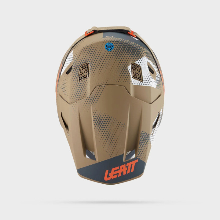 KASK MOTOCYKLOWY Z GOGLAMI LEATT KIT MOTO 7.5 CAMO KHAKI BROWN