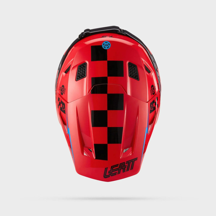 KASK MOTOCYKLOWY Z GOGLAMI LEATT KIT MOTO 7.5 RED