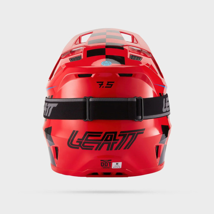 KASK MOTOCYKLOWY Z GOGLAMI LEATT KIT MOTO 7.5 RED