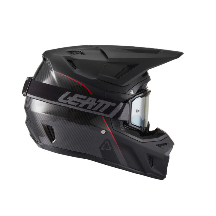 KASK MOTOCYKLOWY Z GOGLAMI LEATT KIT MOTO 9.5 CARBON FIM M