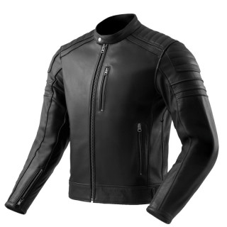 KURTKA MOTOCYKLOWA SKÓRZANA OZONE COLT BLACK XS