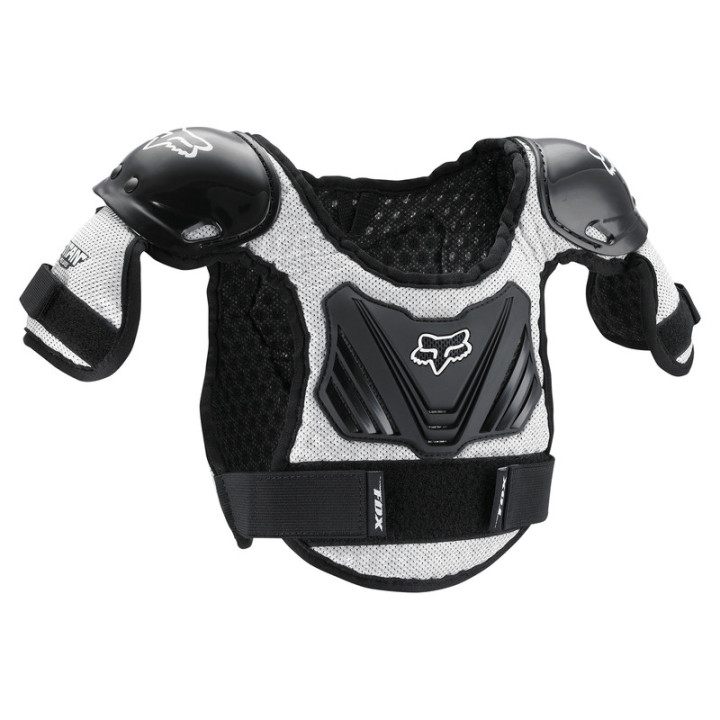 OCHRANIACZ KLATKI PIERSIOWEJ JUNIOR FOX PEEWEE TITAN ROOST DEFLECTOR BLACK SILVER