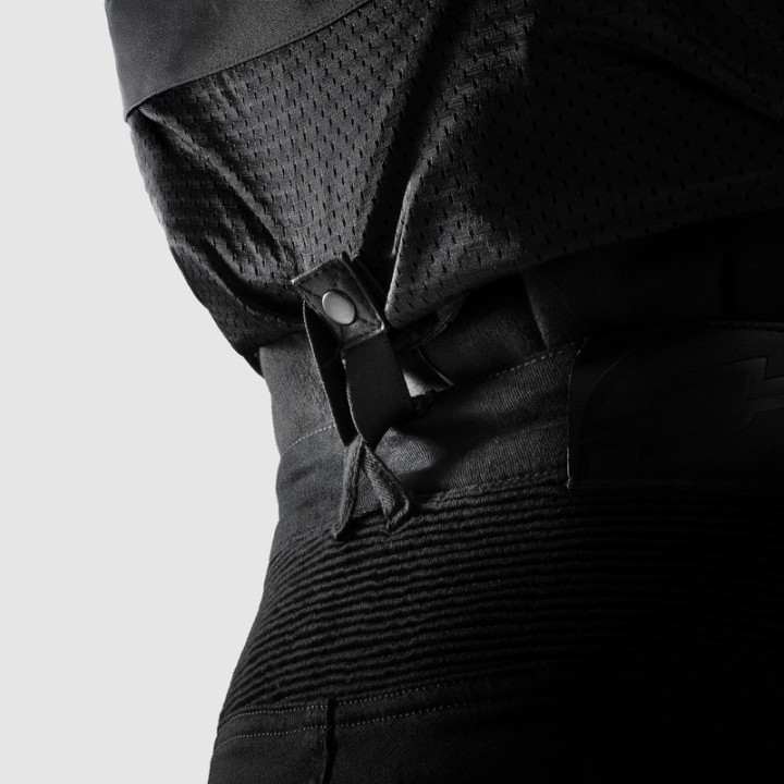 KURTKA MOTOCYKLOWA SKÓRZANA OZONE COLT BLACK
