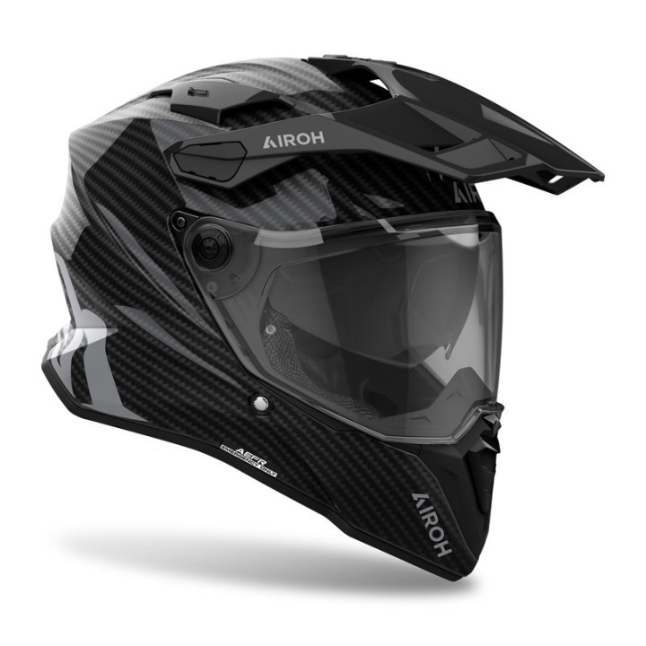 KASK MOTOCYKLOWY AIROH COMMANDER 2 CARBON FULL CARBON GLOSS