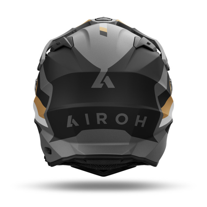 KASK MOTOCYKLOWY AIROH COMMANDER 2 DOOM GOLD MATT