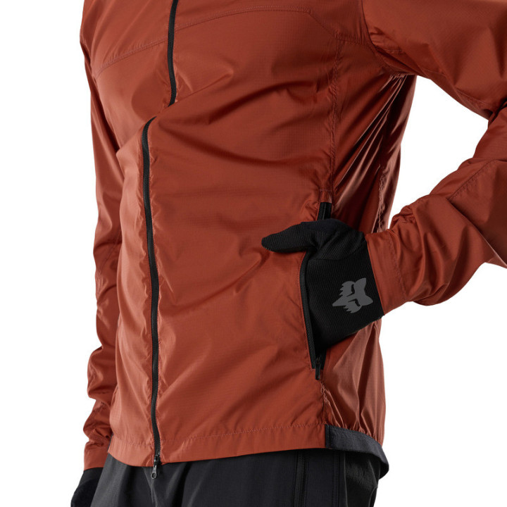 KURTKA ROWEROWA FOX RANGER WIND AMBER SCARLET