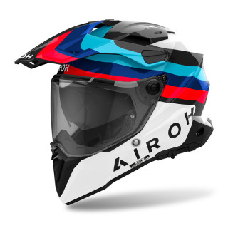 KASK MOTOCYKLOWY AIROH COMMANDER 2 DOOM BLACK GLOSS