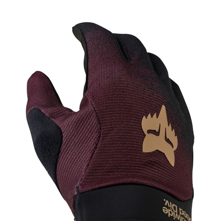 RĘKAWICE ROWEROWE FOX RANGER BLEND DARK MAROON