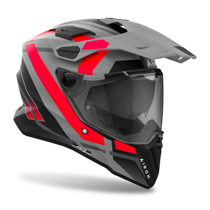 KASK MOTOCYKLOWY AIROH COMMANDER 2 MAVICK ORANGE MATT