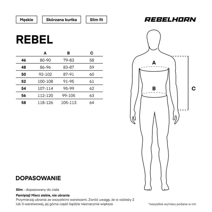 KURTKA MOTOCYKLOWA SKÓRZANA REBELHORN REBEL BLACK WHITE 46