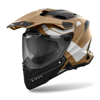 KASK MOTOCYKLOWY AIROH COMMANDER 2 REVEAL SAND MATT