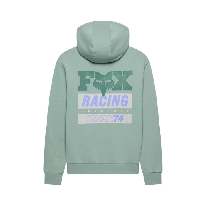 BLUZA Z KAPTUREM DAMSKA FOX SINCE 74 FLEECE PO ARCTIC BLUE