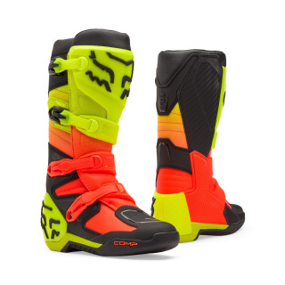 BUTY MOTOCYKLOWE FOX COMP ORANGE YELLOW