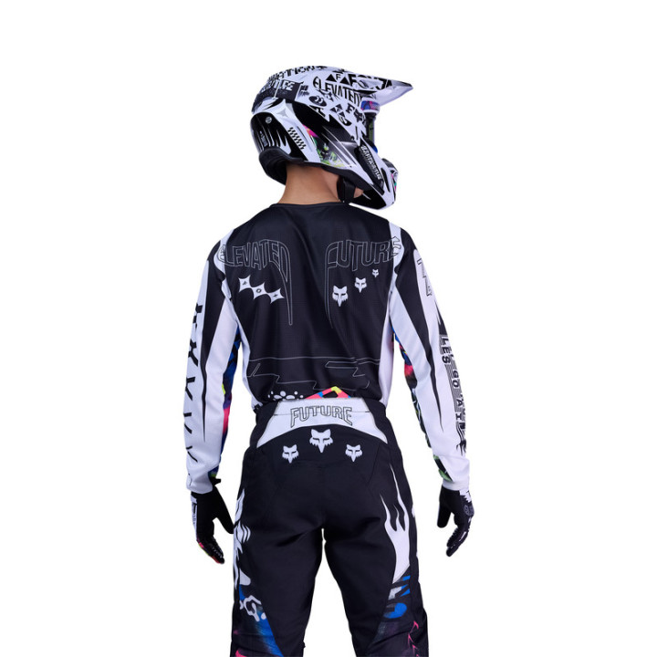 BLUZA FOX 180 IMAGE COSMO WHITE/BLACK