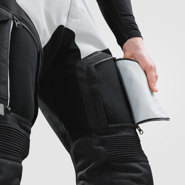 SPODNIE MOTOCYKLOWE TEKSTYLNE REBELHORN CUBBY 5 BLACK GREY