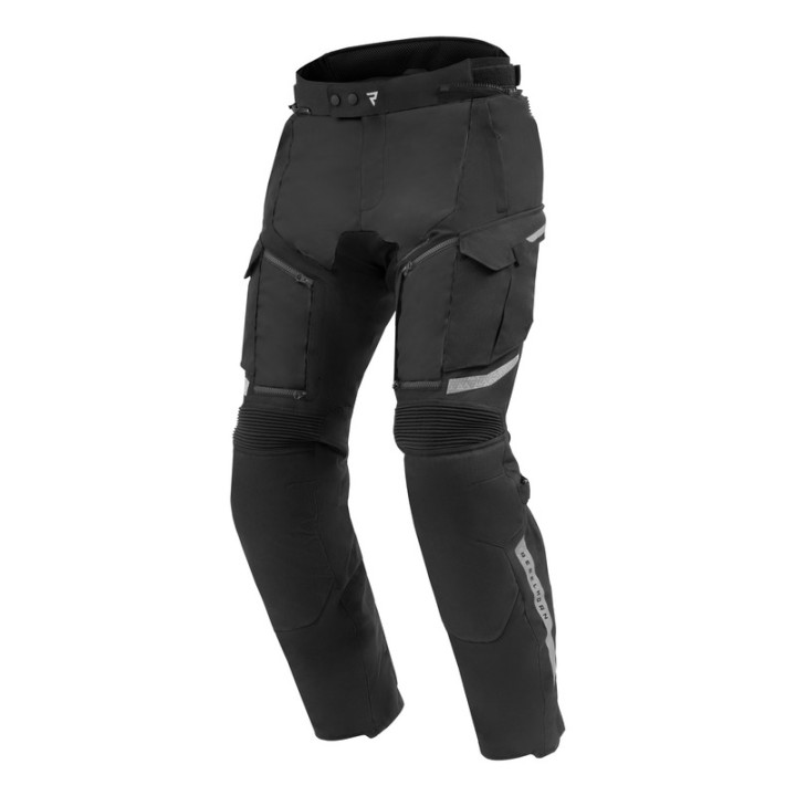 SPODNIE MOTOCYKLOWE TEKSTYLNE REBELHORN CUBBY 5 BLACK (KRÓTKA NOGAWKA)