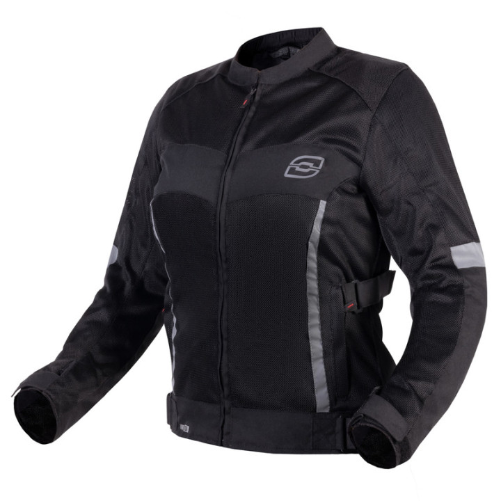 KURTKA MOTOCYKLOWA TEKSTYLNA DAMSKA OZONE DART BLACK