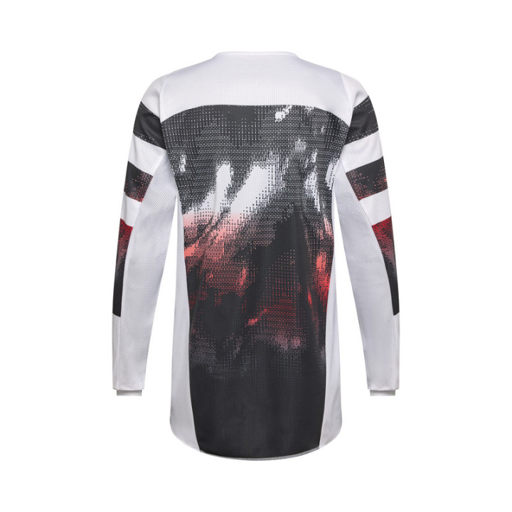 BLUZA FOX 180 KAIROS WHITE/FLUO RED