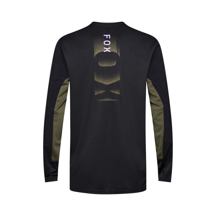 KOSZULKA ROWEROWA Z DŁUGIM RĘKAWEM FOX DEFEND PARK BLACK