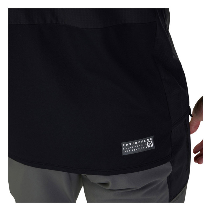 KOSZULKA ROWEROWA Z DŁUGIM RĘKAWEM FOX DEFEND THERMAL BLACK