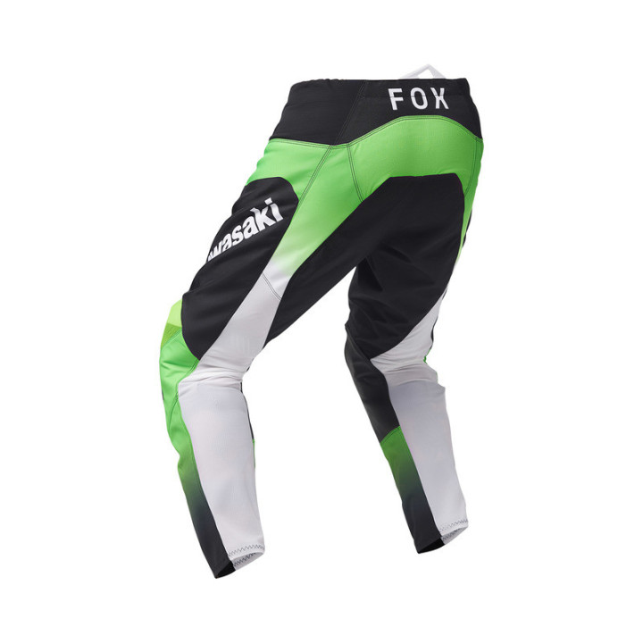 SPODNIE MOTOCYKLOWE FOX 180 KAWASAKI FLUO GREEN
