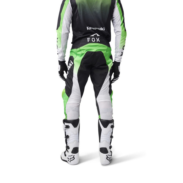 SPODNIE MOTOCYKLOWE FOX 180 KAWASAKI FLUO GREEN