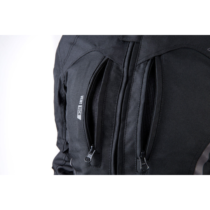 KURTKA MOTOCYKLOWA TEKSTYLNA DAMSKA OZONE DELTA 4 BLACK