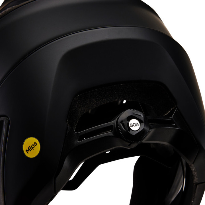 KASK ROWEROWY FOX DROPFRAME PRO MATTE BLACK