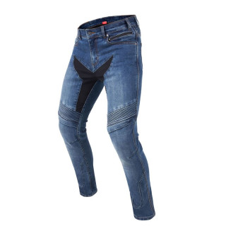 JEANSY MOTOCYKLOWE REBELHORN EAGLE 3 SLIM FIT WASHED BLUE